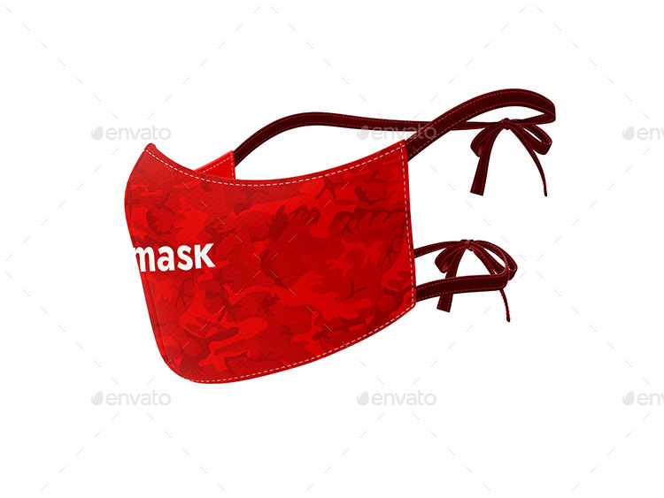 Face Mask Animation Mockup, Graphics GraphicRiver